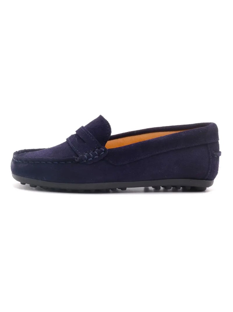 Mocassin Enfant - Boni Ambroise Noir Bleu marine Bleu - Kiabi