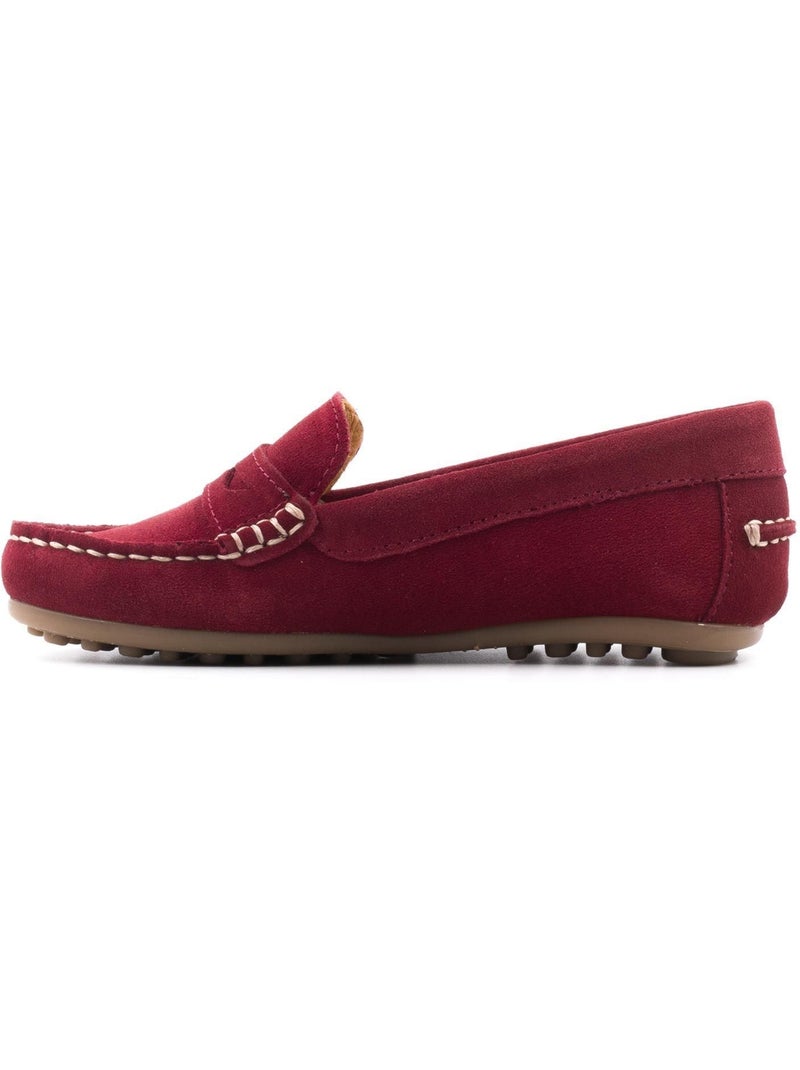 Mocassin enfant - boni ambroise Rouge bordeaux - Kiabi