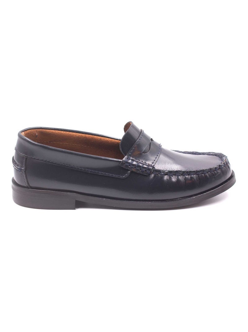 Mocassin Enfant - Boni Edward Bleu marine - Kiabi