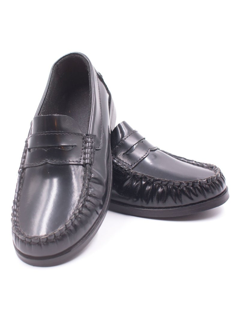 Mocassin Enfant - Boni Edward Noir - Kiabi