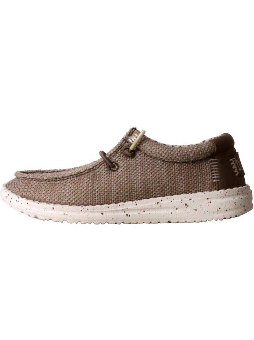 Mocassin Enfant à Lacets Hey Dude Wally Y Stretch Sox - Kiabi