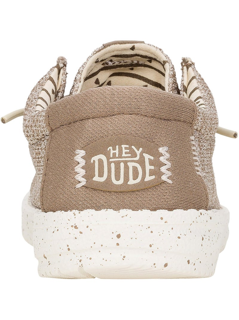 Mocassin Enfant à Lacets Hey Dude Wally Y Stretch Sox Marron - Kiabi