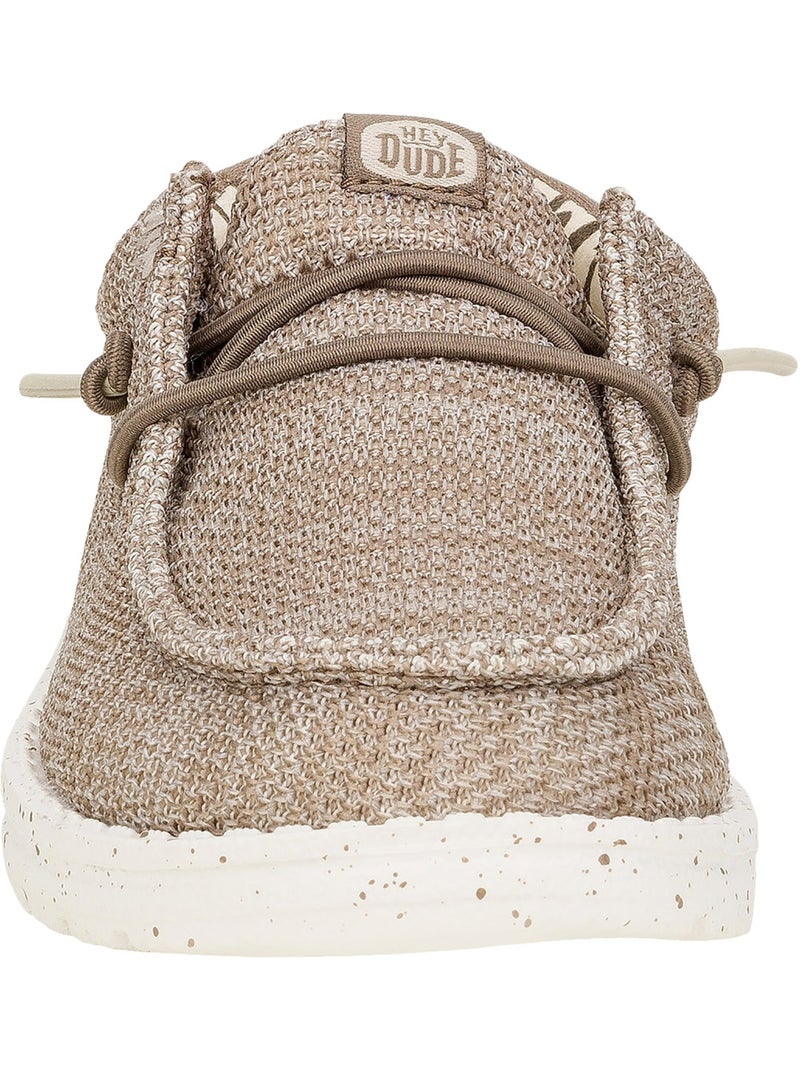 Mocassin Enfant à Lacets Hey Dude Wally Y Stretch Sox Marron - Kiabi