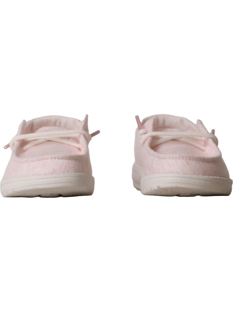 Mocassin Enfant à Lacets Hey Dude Wally Y Stretch Sox Rose - Kiabi