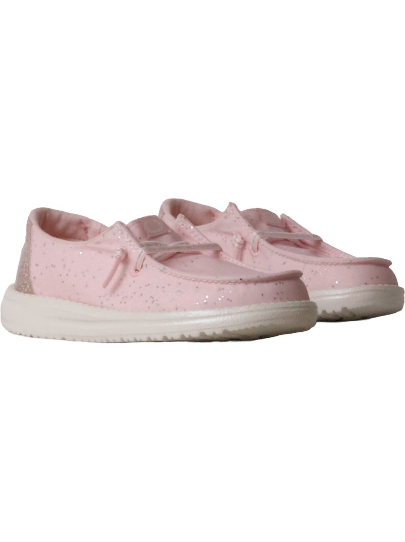 Mocassin Enfant à Lacets Hey Dude Wendy Y Sparkle Surprise Rose - Kiabi