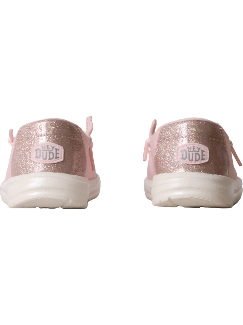 Mocassin Enfant à Lacets Hey Dude Wendy Y Sparkle Surprise Rose - Kiabi