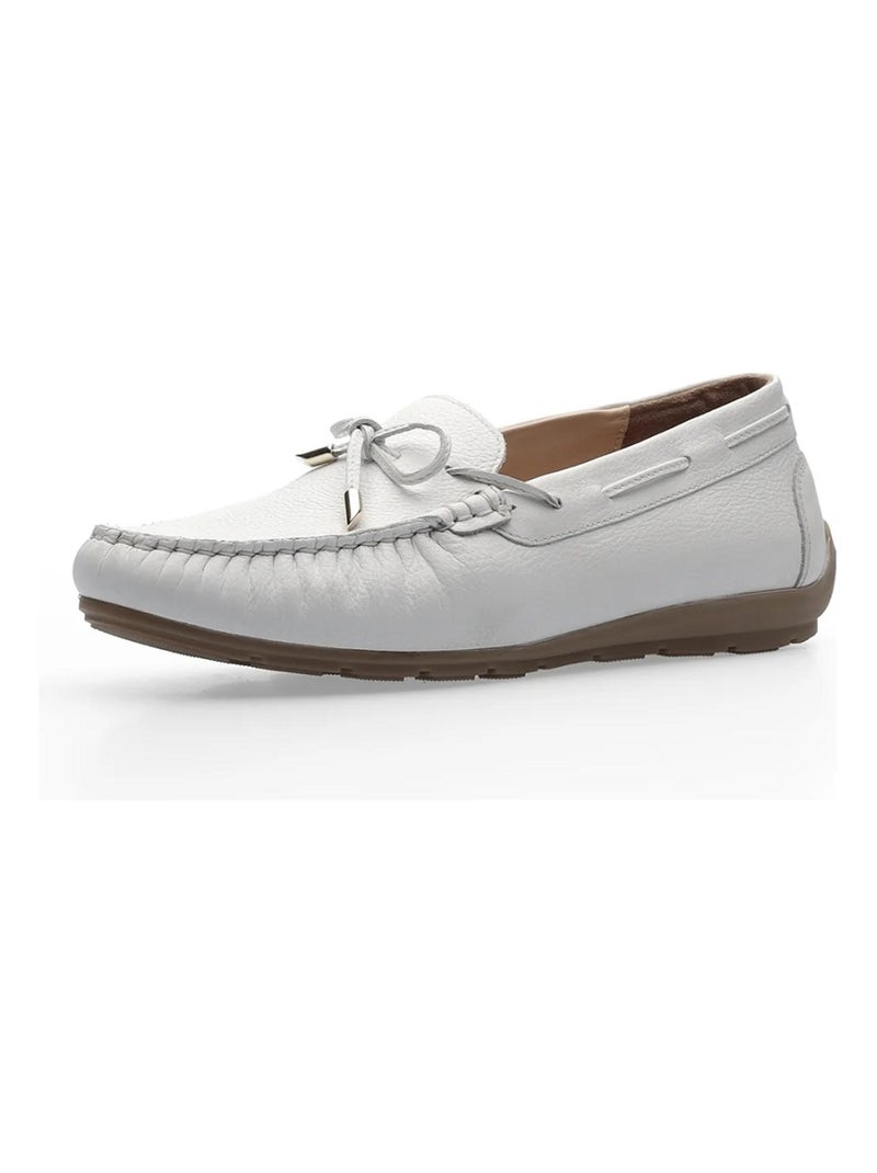 Mocassin Femme Ara Blanc - Kiabi