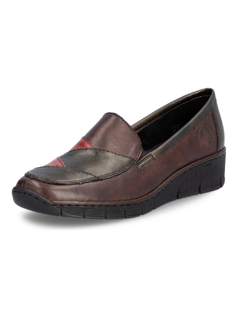 Mocassin Femme Rieker Marron - Kiabi