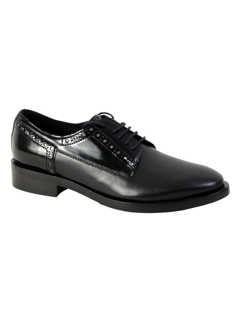 Mocassin Geox D Brogue Noir - Kiabi
