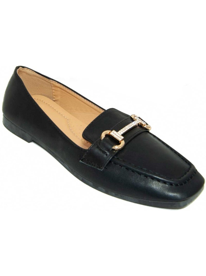 Mocassin Matériau Synthétique Montevita Noir - Kiabi