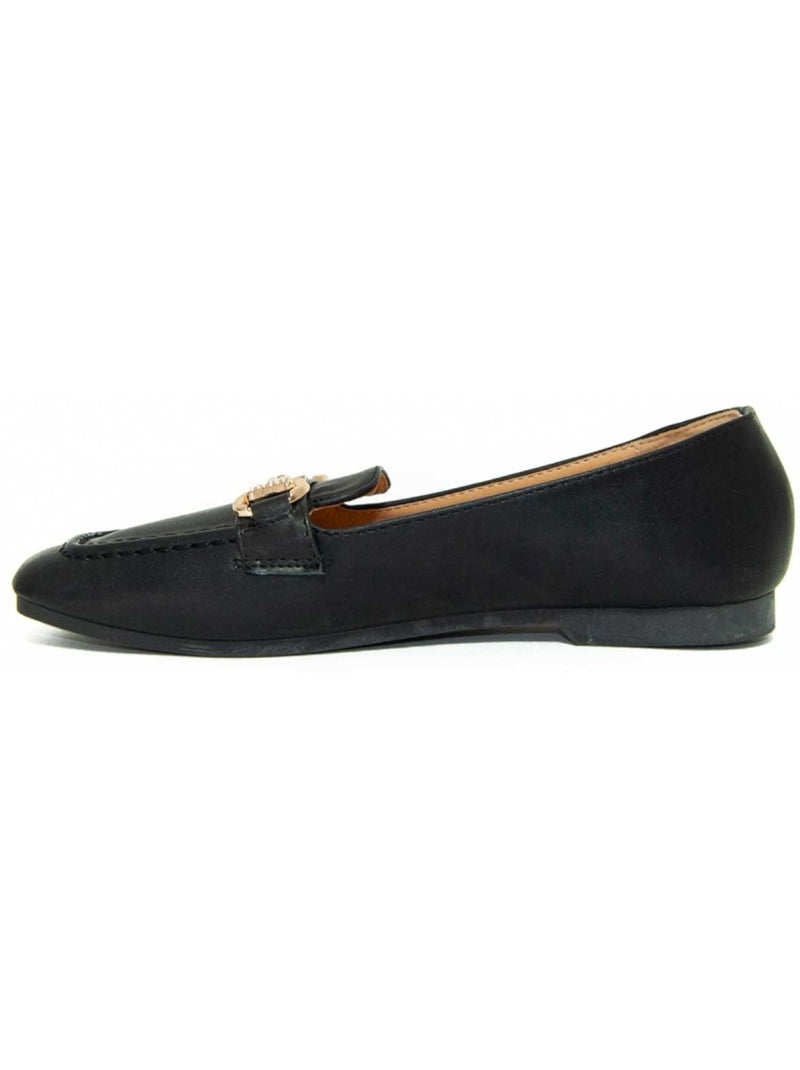 Mocassin Matériau Synthétique Montevita Noir - Kiabi
