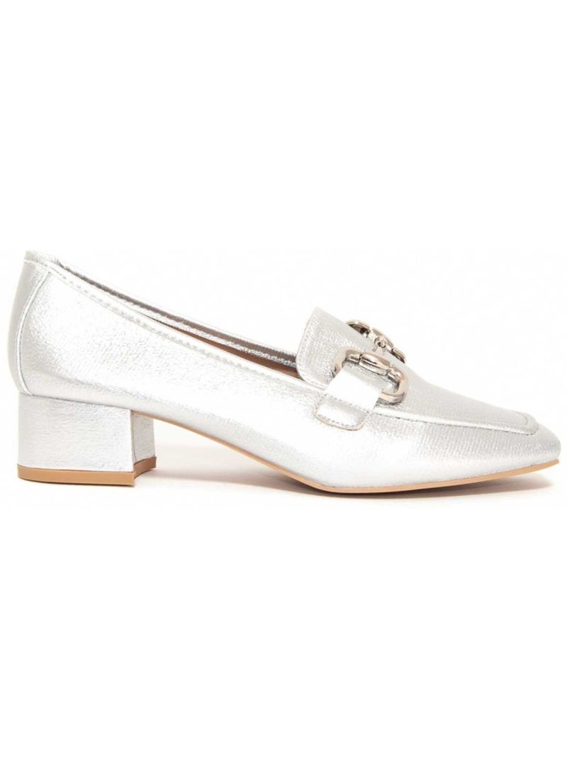 Mocassin Matériel Synthétique Montevita Argent - Kiabi