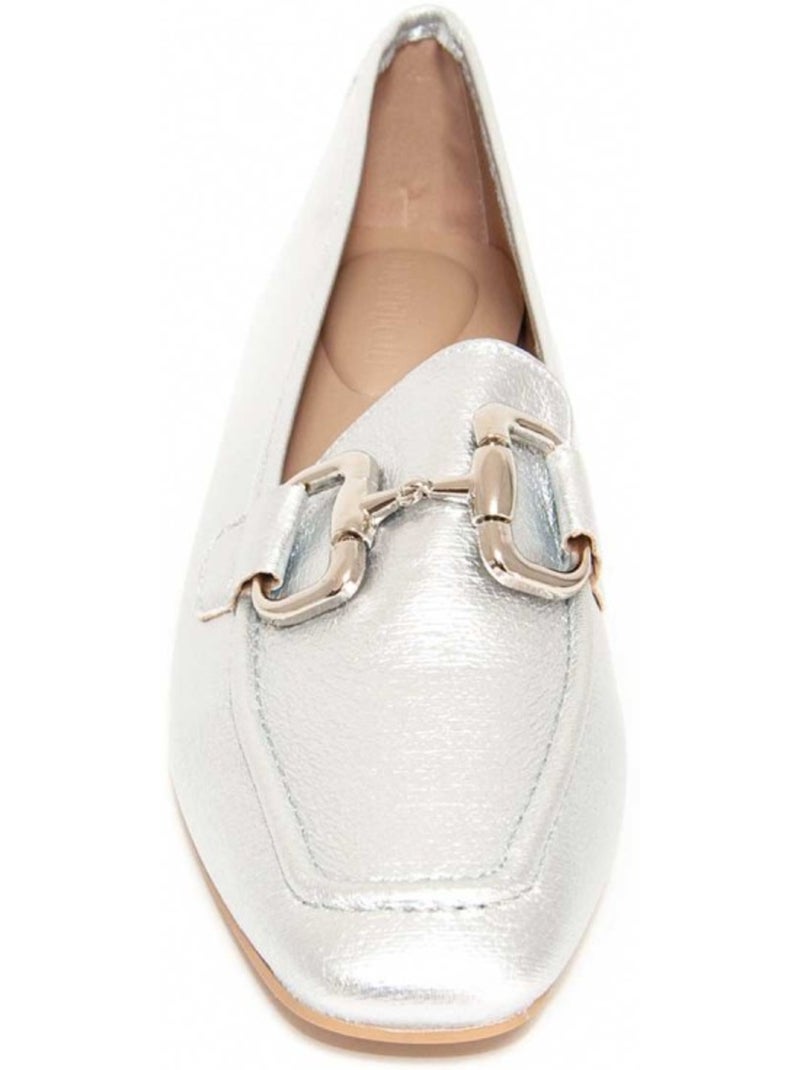 Mocassin Matériel Synthétique Montevita Argent - Kiabi