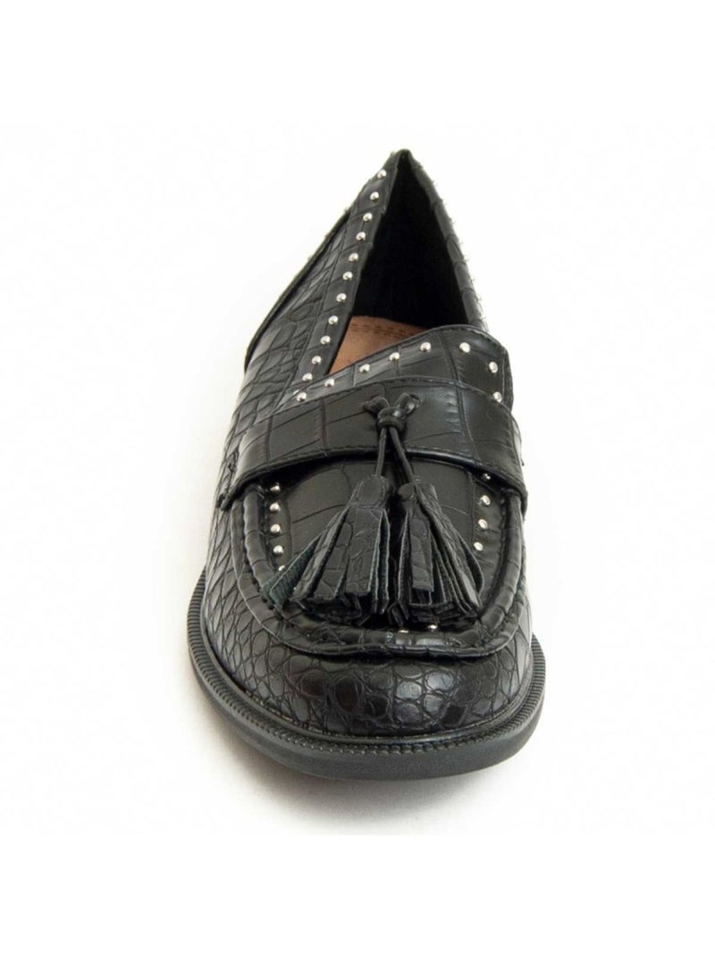 Mocassin Matériel Synthétique Montevita Noir - Kiabi
