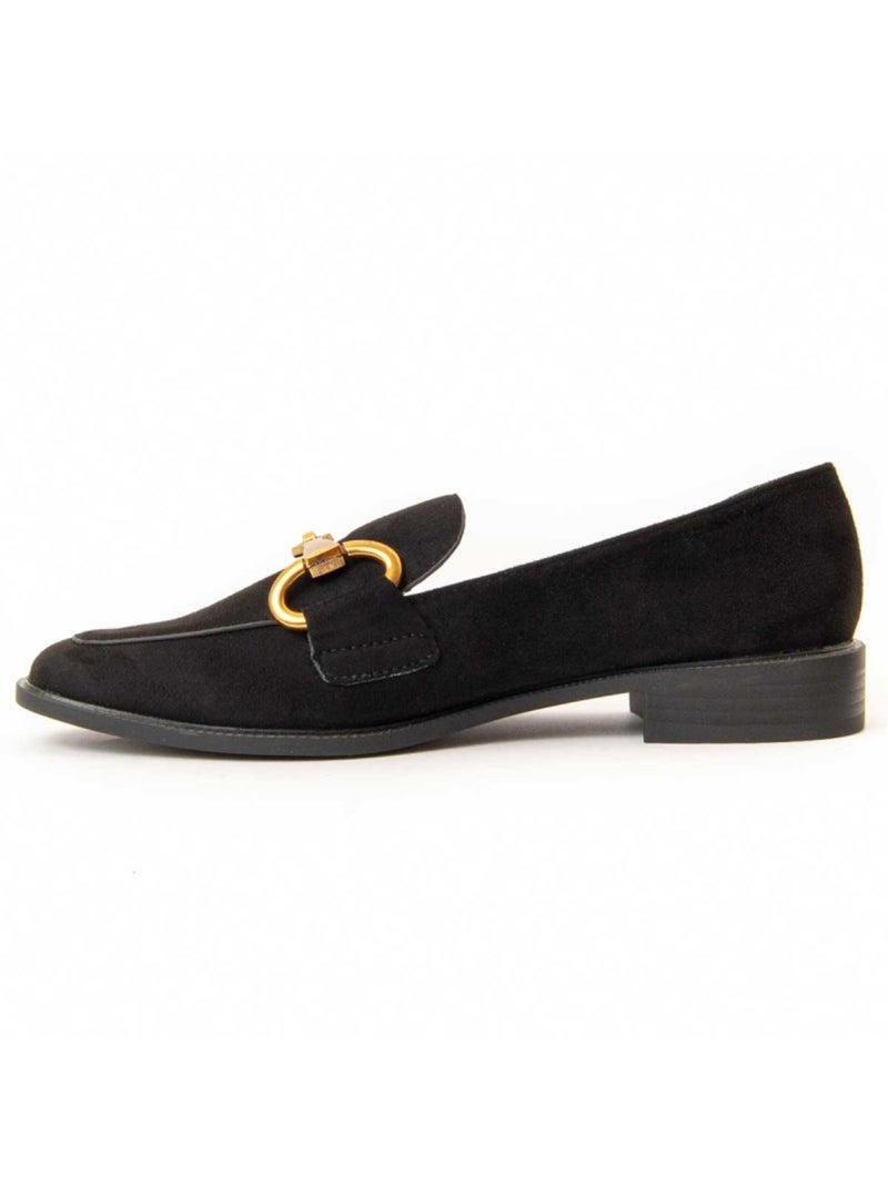 Mocassin Matériel Synthétique Montevita Noir - Kiabi