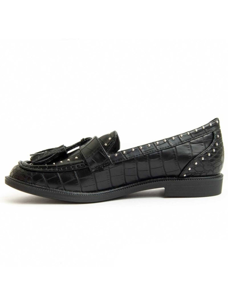 Mocassin Mat?riel Synth?tique Montevita Noir - Kiabi