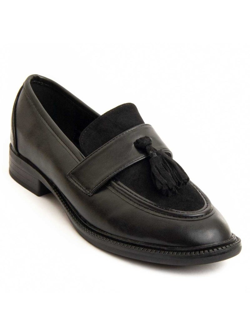 Mocassin Mat?riel Synth?tique Montevita Noir - Kiabi
