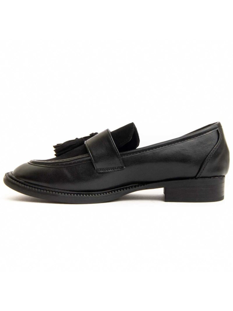 Mocassin Mat?riel Synth?tique Montevita Noir - Kiabi