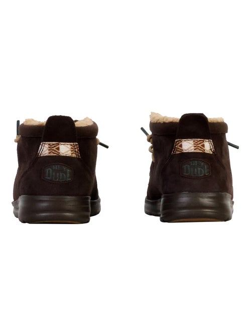 Mocassin Montante Cuir Hey Dude Wally Mid Gripr Warmth - Kiabi