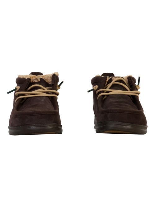 Mocassin Montante Cuir Hey Dude Wally Mid Gripr Warmth - Kiabi