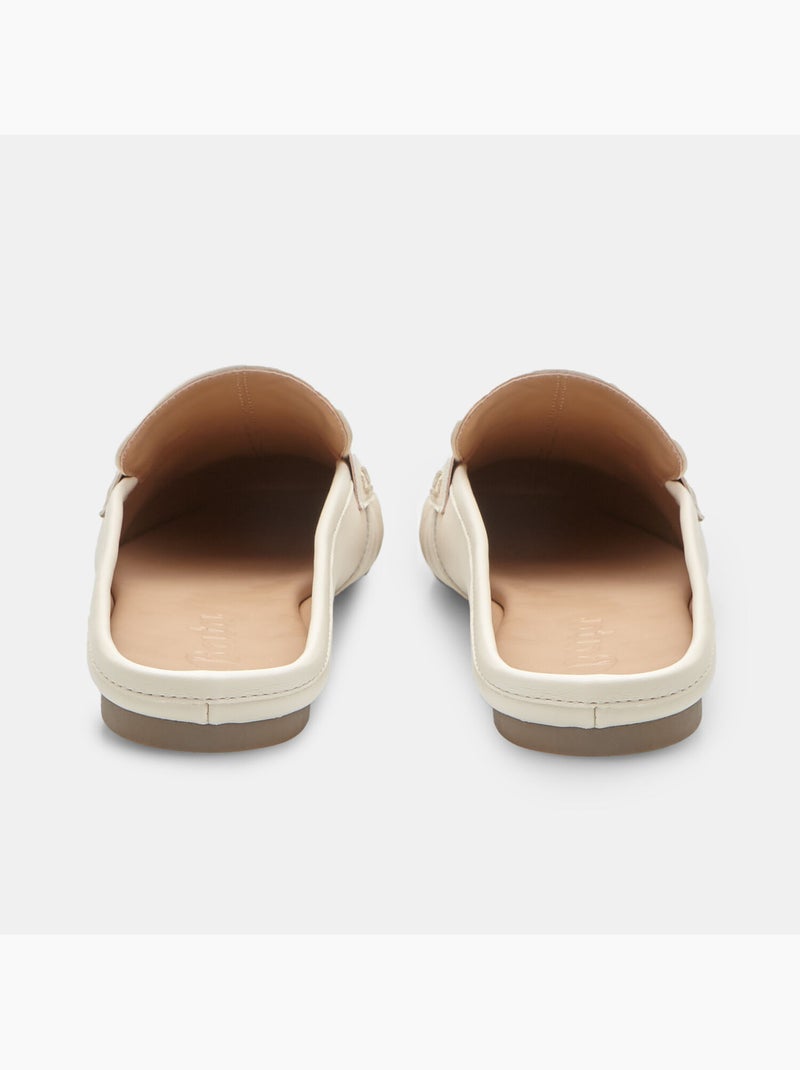 Mocassin pantoufle Bata Blanc - Kiabi