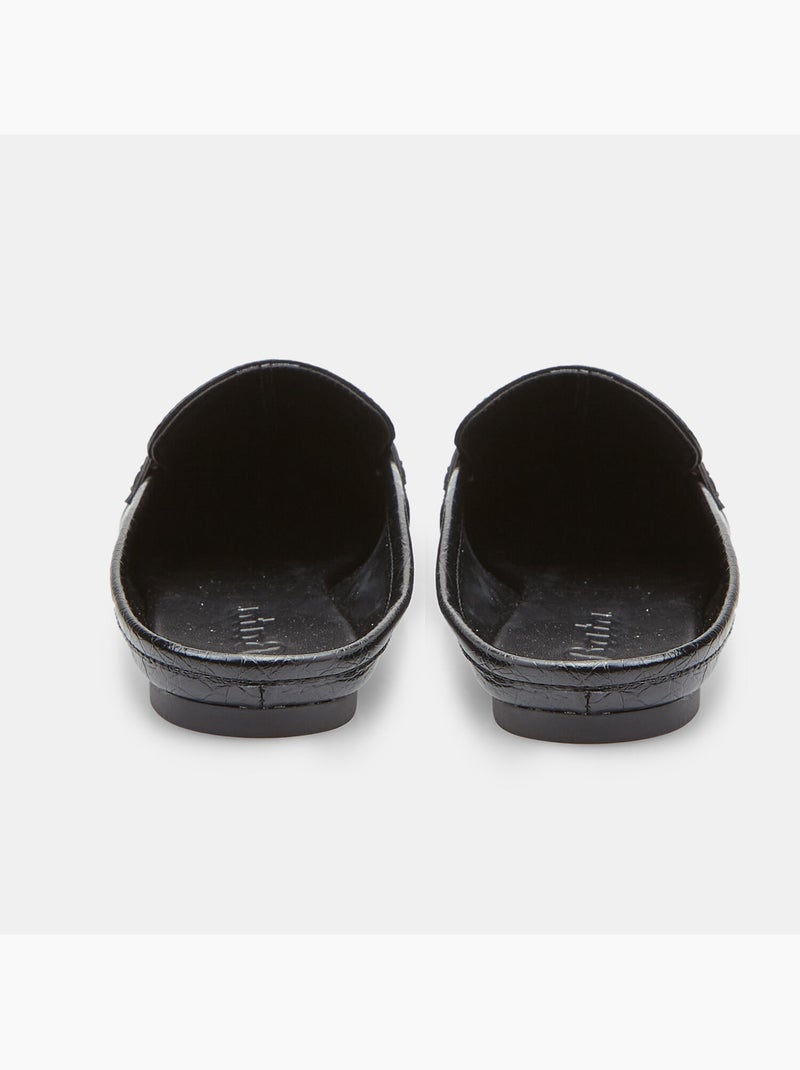 Mocassin pantoufle Bata Noir - Kiabi
