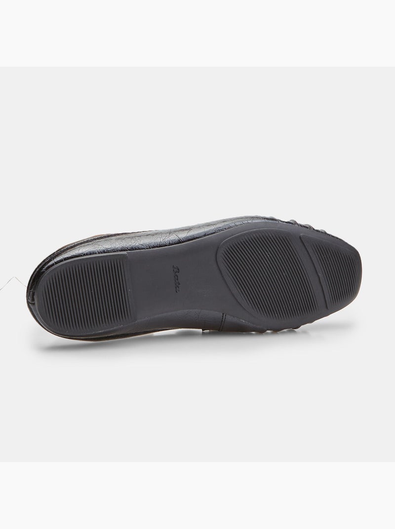 Mocassin pantoufle Bata Noir - Kiabi