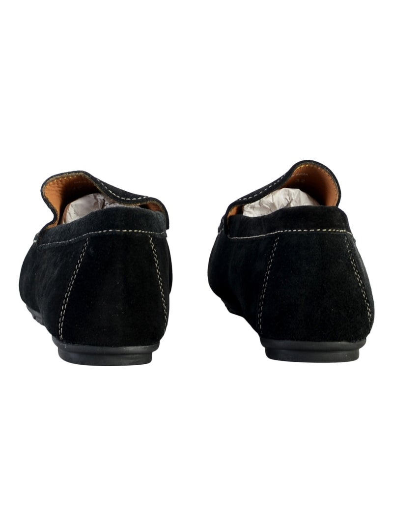 Mocassin Plate Cuir Redskins Beaba Noir - Kiabi