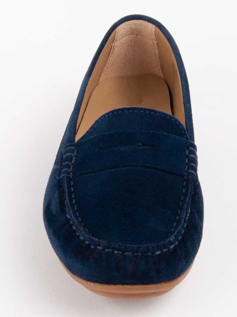 Mocassin Purapiel Meilis2 Bleu - Kiabi