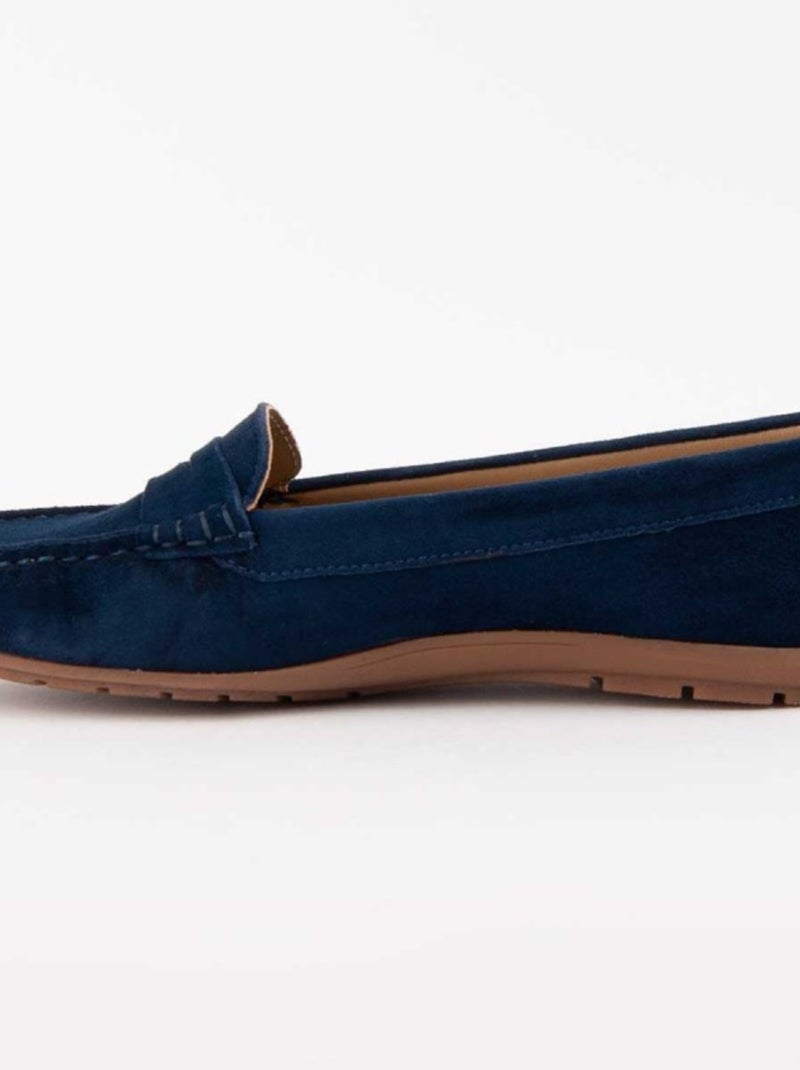 Mocassin Purapiel Meilis2 Bleu - Kiabi