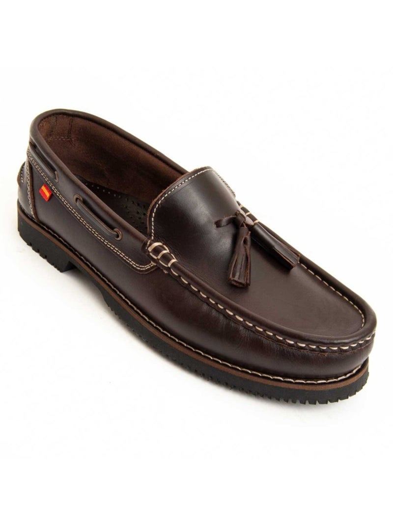 Mocassin Purapiel Pullnauk Marron - Kiabi