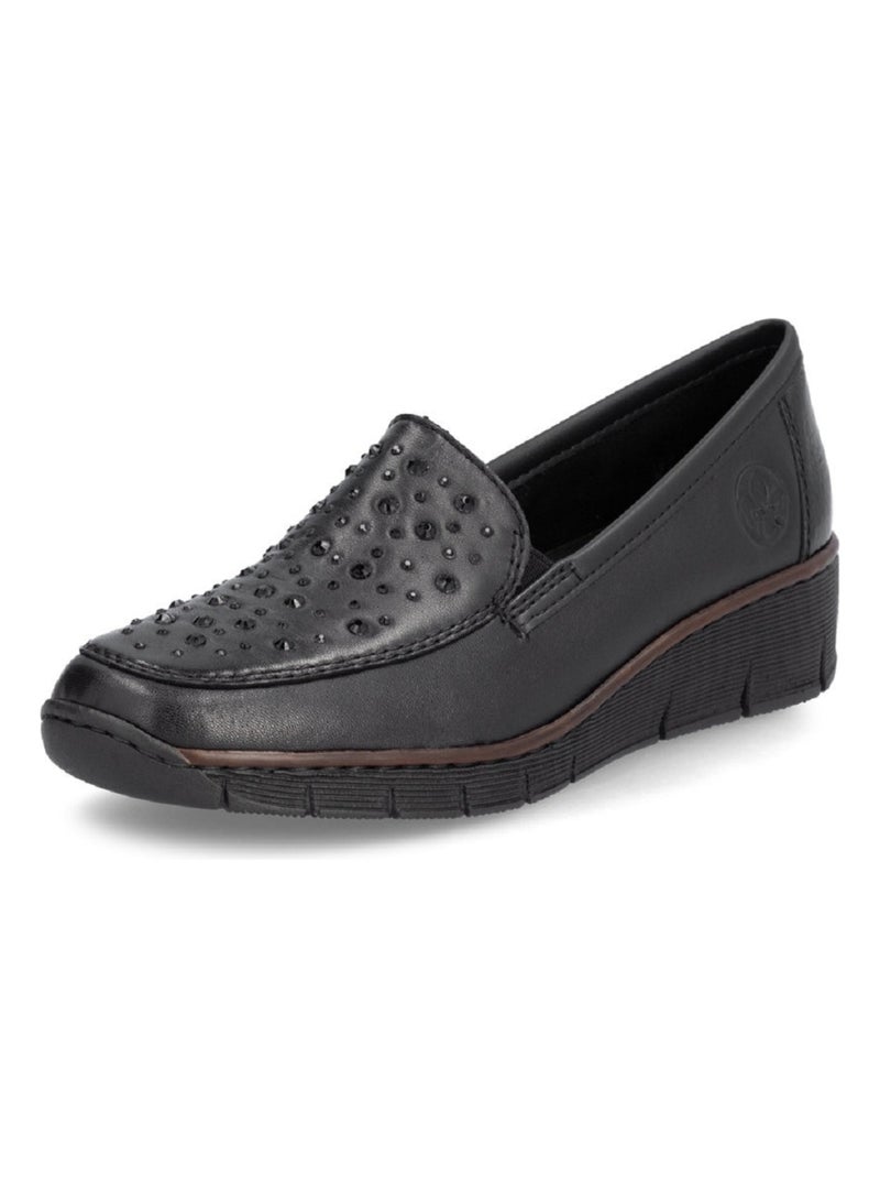 Mocassin Rieker Noir Noir - Kiabi
