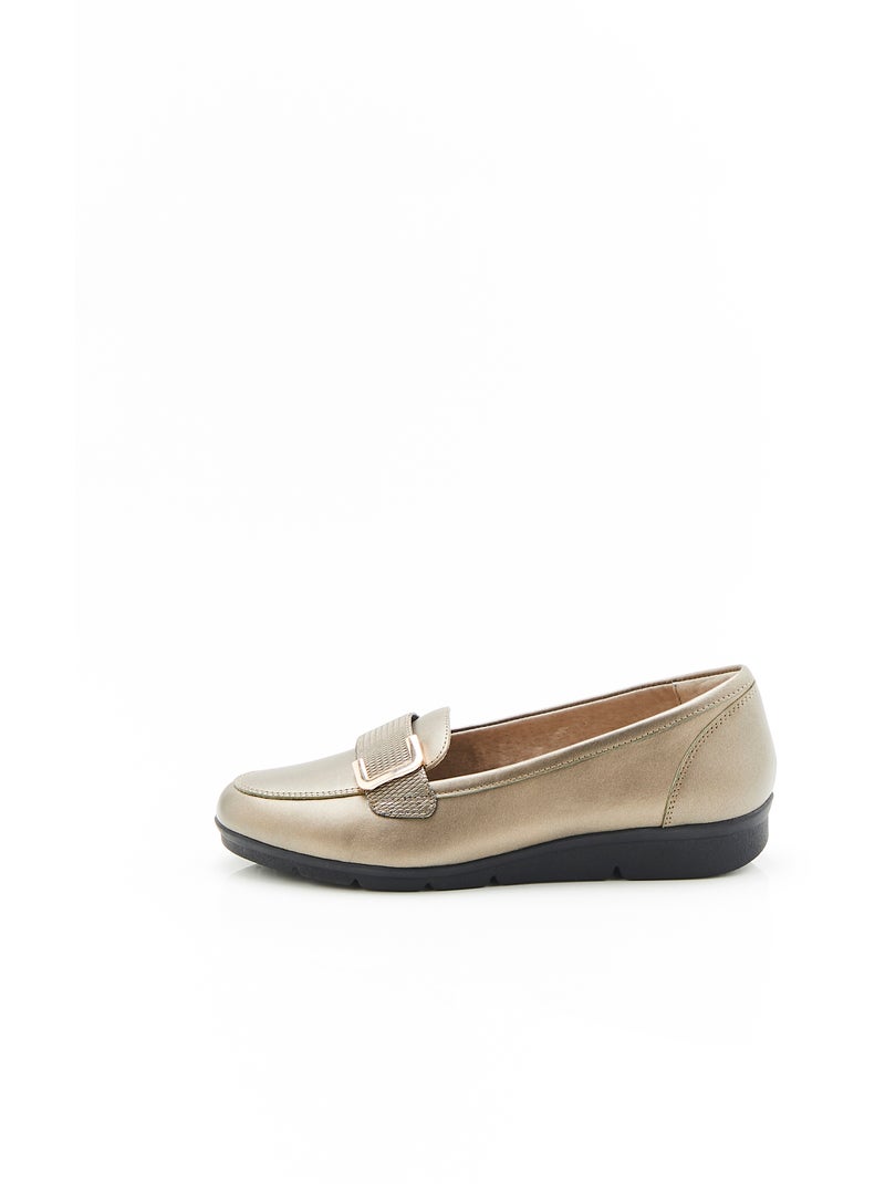 Mocassins à boucle fantaisie Amortyl - Damart Marron - Kiabi
