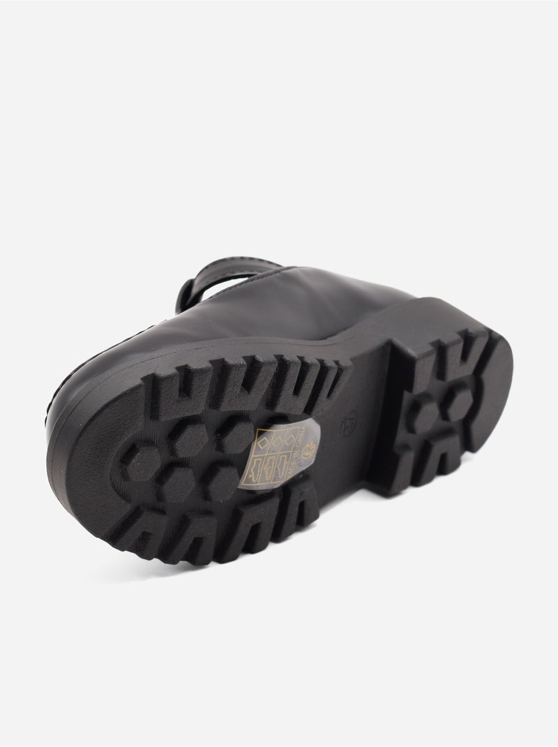 Mocassins à boucle Noir mat - Kiabi