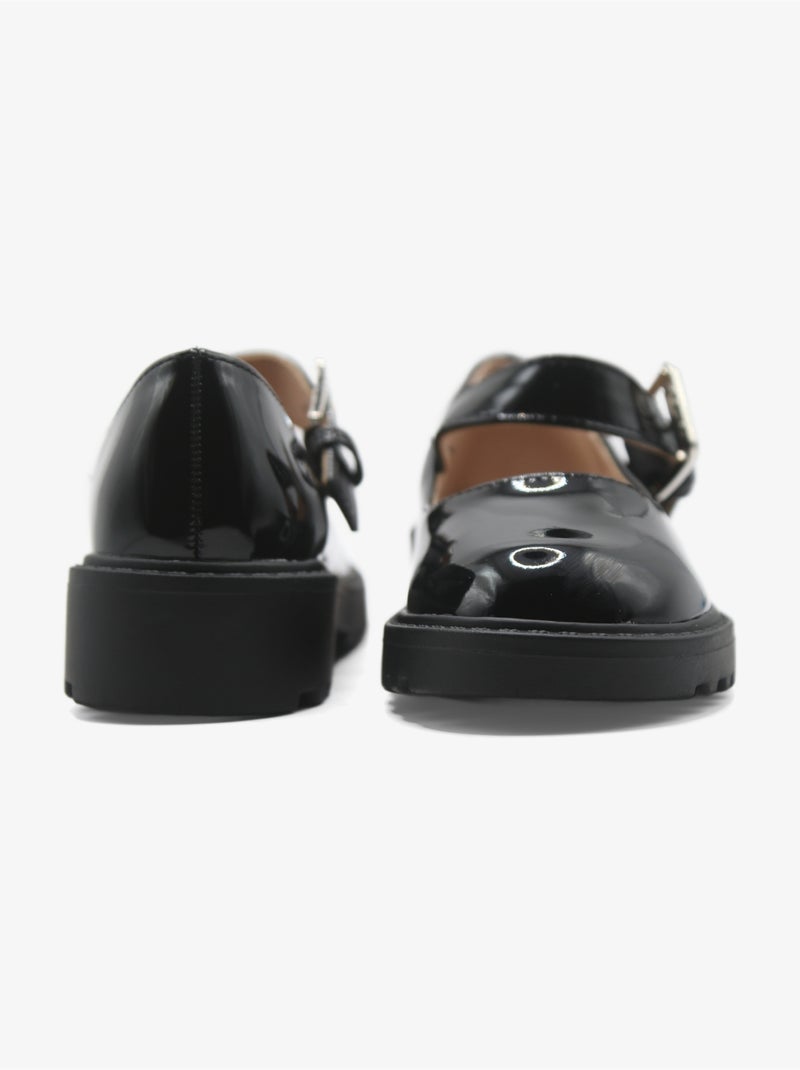 Mocassins à boucle Noir Noir - Kiabi