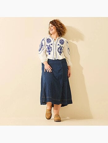 Mocassins à bout large H - Modèle olive