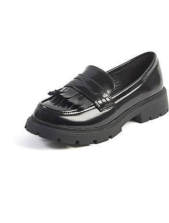 Mocassins à bout large H - Modèle olive