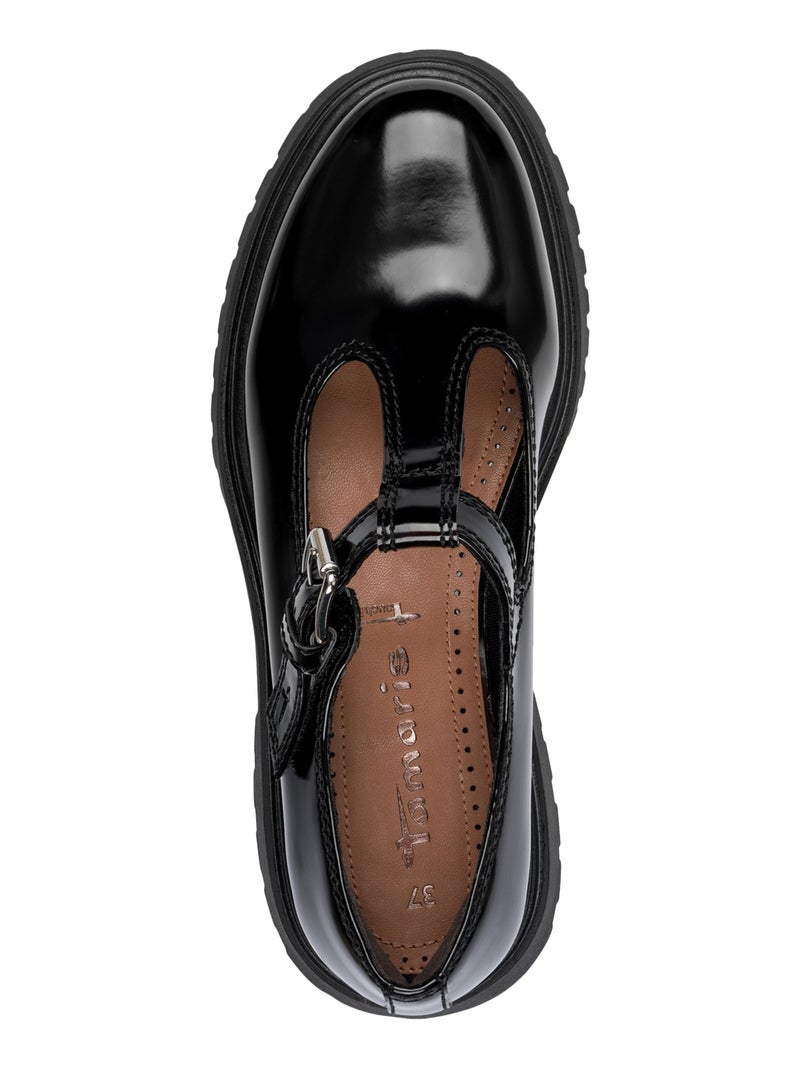 Mocassins à Brides Tamaris Noir - Kiabi