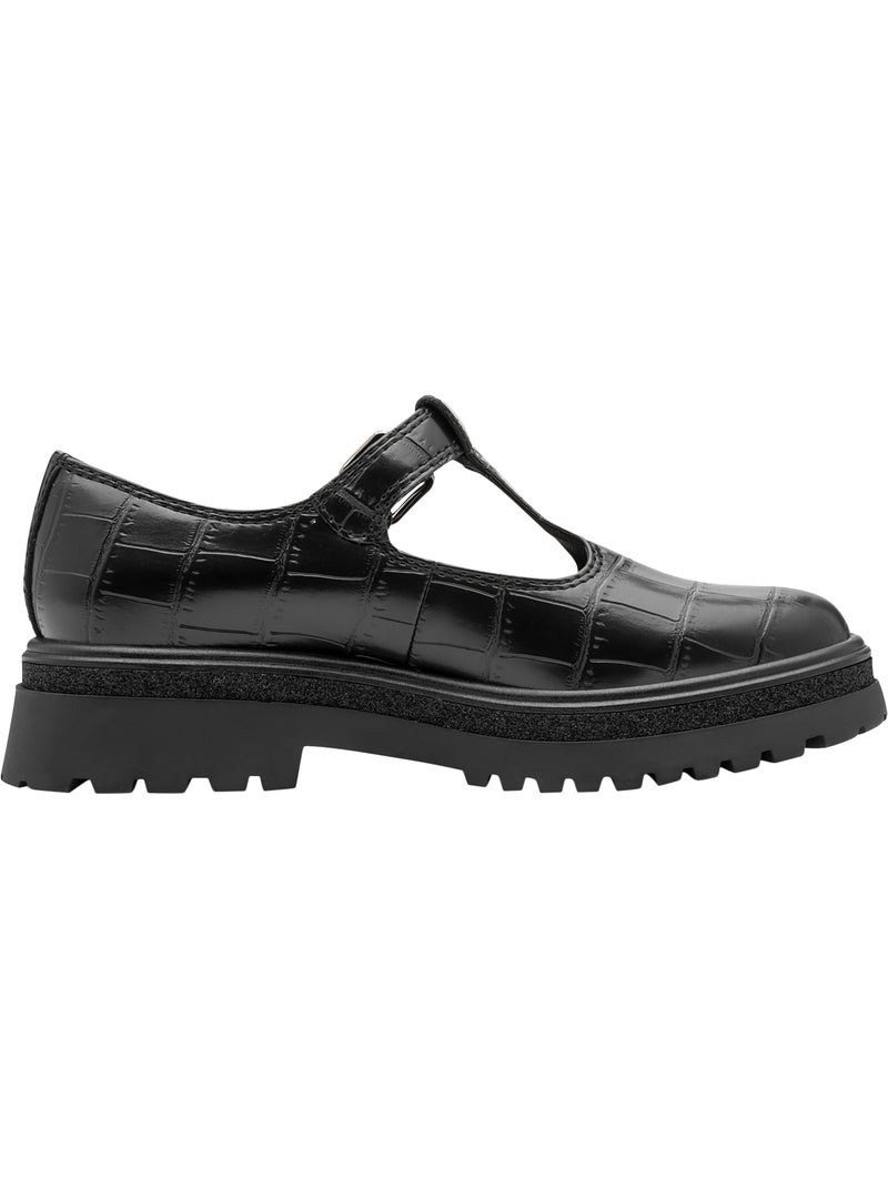 Mocassins à brides tamaris Noir - Kiabi