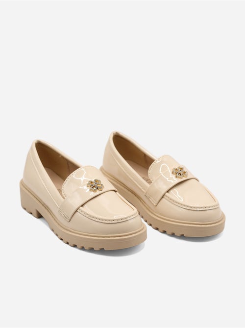Mocassins à détail strass - Doremi - Kiabi