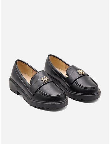 Mocassins à détail strass