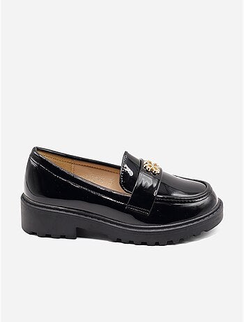 Mocassins à détail strass