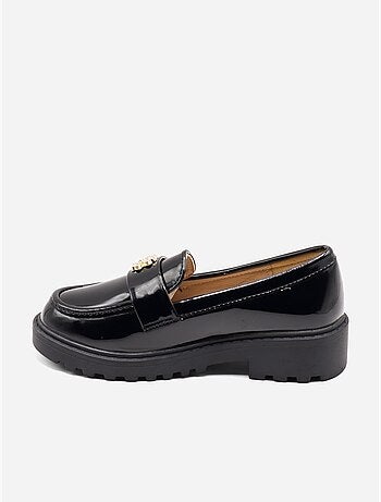Mocassins à détail strass
