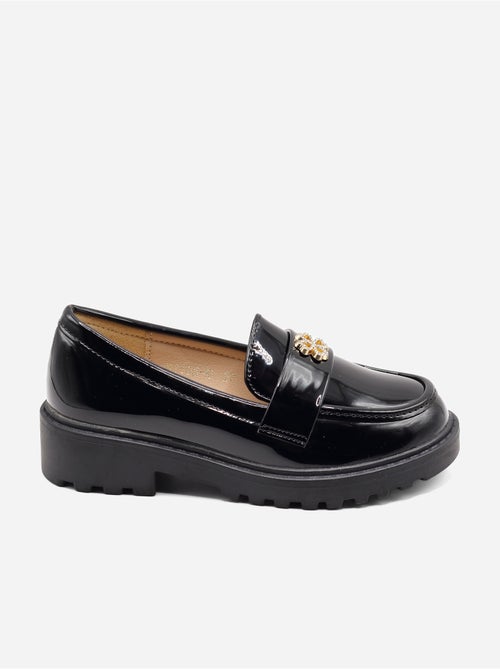 Mocassins à détail strass - Kiabi