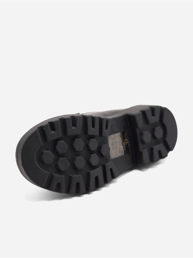 Mocassins à détail strass Noir - Kiabi