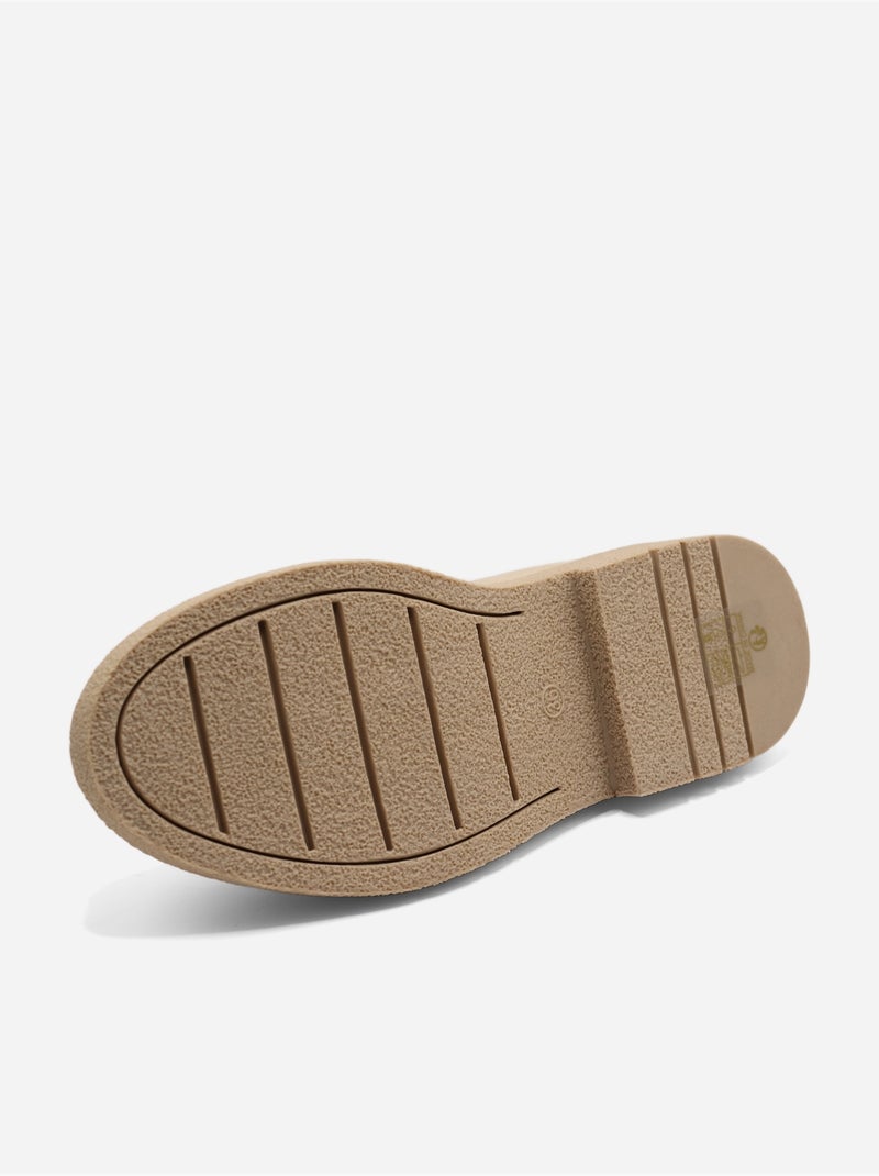 Mocassins à enfiler - C M Taupe - Kiabi
