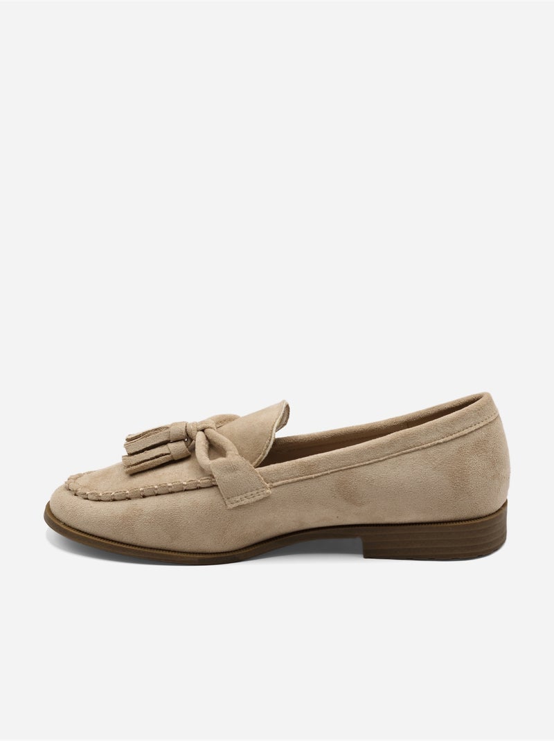 Mocassins à enfiler - C M Taupe - Kiabi