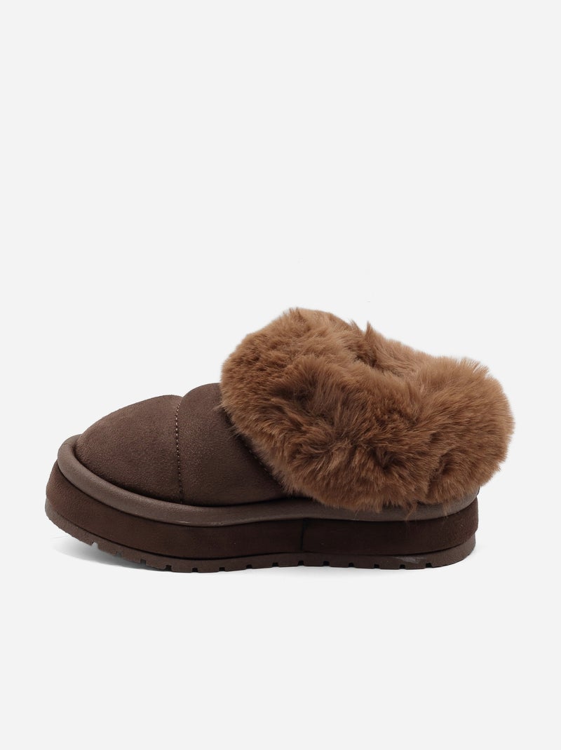 Mocassins à enfiler - Doremi Marron - Kiabi