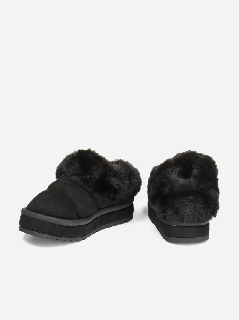 Mocassins à enfiler - Doremi Noir - Kiabi