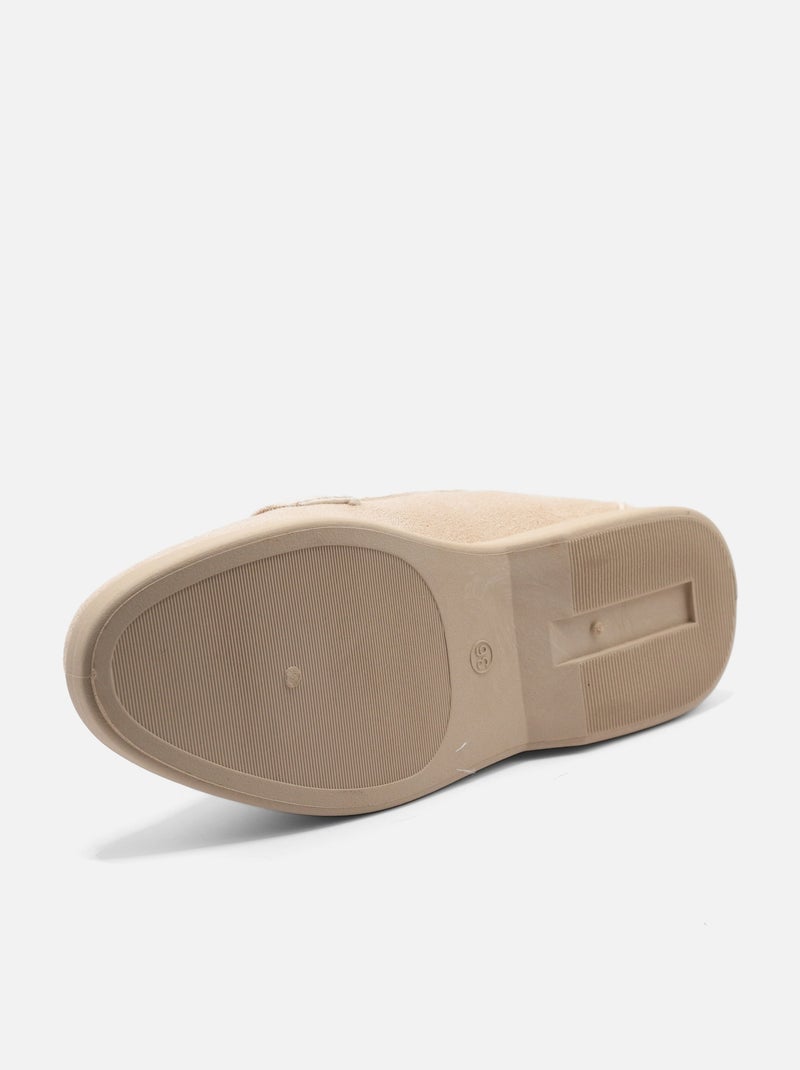 Mocassins à enfiler Beige - Kiabi